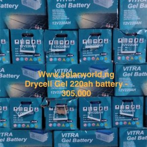 220ah Battery Dry Cell Gel